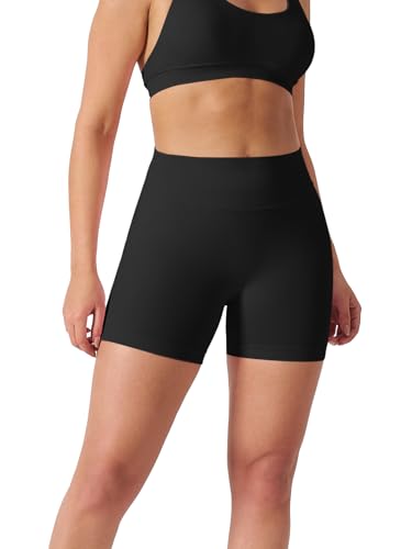 Kepblom High-Waisted Butt-Lifting Scrunch Gym Shorts for Women - Workout Yoga Biker, Seamless Spandex Booty Shorts2
