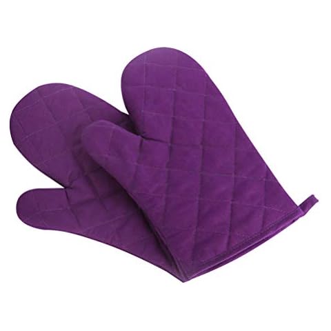 Klmnop Heat Resistant Cotton Oven Mitts Cover