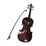 Simuliertes Geigen-Set für Anfänger Musikinstrument mit verstellbaren Saiten ausgefeilte Verarbeitung Ideal Musikpraxis Auftrittsprops Geschenke