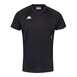 Omini Kappa Kappa Fanio Camiseta técnica, Hombre, Negro, 3XL