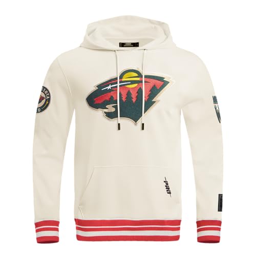 Image of Pro Standard Men's NHL Retro Classics Brushed Back French Terry Pull Over Hoodie