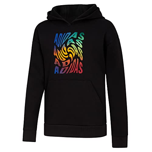 Sweat adidas Warped ADI Hood PLOVR Kids noir taille L pour enfant