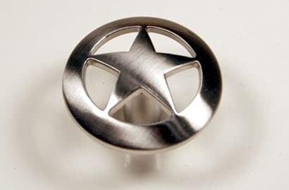 Star KNOB SN Western Cabinet Hardware Drawer PULLS Texas Star KNOBS (5)
