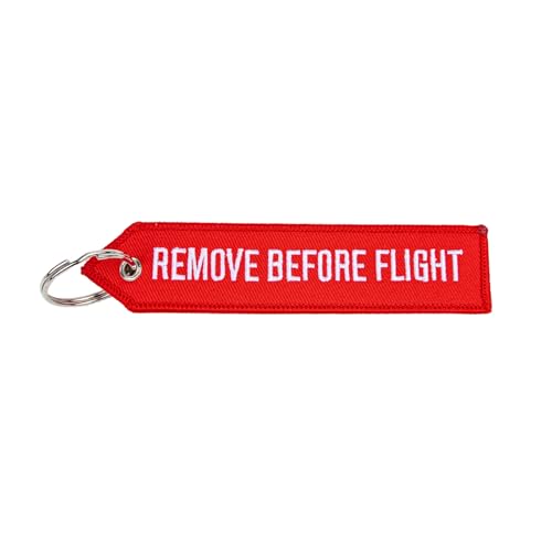 x xotic tech Keychain Tag with Key Ring for Motorcycles, ATV UTV, Cars, Backpack, Keys Tag Lock Luggage Scooters Embroidered Accessory (REMOVE BEFORE FLIGHT)