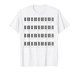 Photo Gallery funny retro piano keyboard shirts pianist music gifts maglietta Photo Gallery funny retro piano keyboard shirts pianist music gifts maglietta