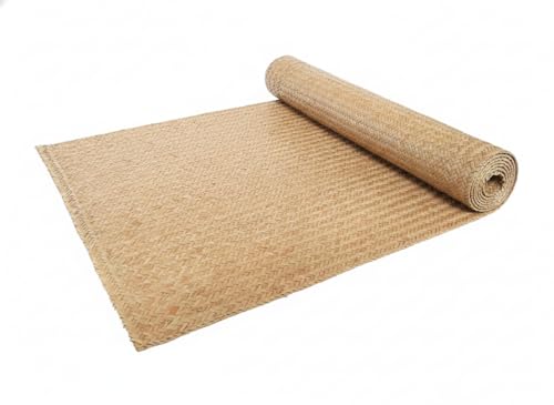 Image of Handmade Sital Pati Mat 1 piece (5.8x7 ft) | Premium Sitalpati Chatai, Natural Sheetal Pati & Bamboo Mats for Floor, Breathable Cane Mats, Rattan Sheet for Summer Comfort & Yoga