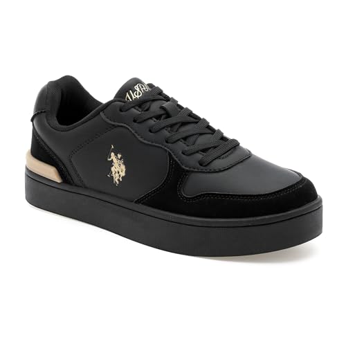 Image of U.S. Polo ASSN. Ingrid Black Sneakers Shoes with Premium Upper