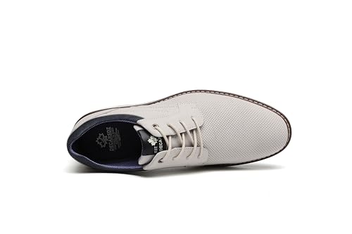 DECARSDZ Mens Dress Shoes Casual Oxford Shoes Business Formal Shoes Use for Business Social Gatherings Wedding Travel2