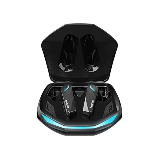 LP thinkplus GM2 Pro BT Fones de ouvido para jogos sem fio BT 5.3 360° Surround Modo duplo com cancelamento de ruído, preto