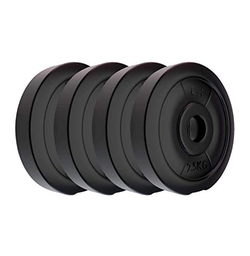 Image of SX Fitness 10 Kg Spare Weight Plates Combo (2.5 kg X 4) PVC Weight for Home Gym & Exercise