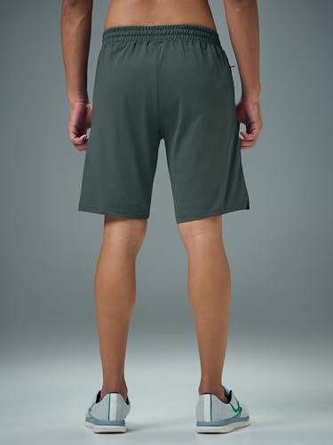 Image of TECHNOSPORT Mens Regular Fit Solid Shorts for Gym, Workout & Sports with Anti Microbial, Techno Dry