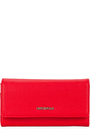 Emily & Noah Luca - Cartera con cierre plegable (18 cm), color Rojo, talla Einheitsgröße Cover