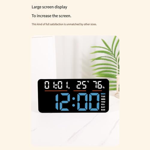 Horloge murale numérique LED moderne contre les réveils difficiles - 6