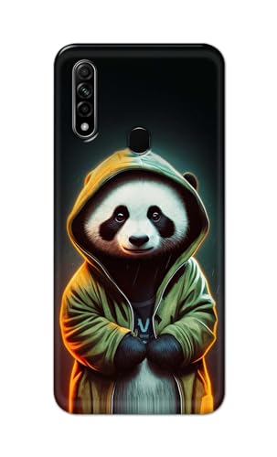 Image of Printed Hard Back Cover Case for Oppo A31 Back Cover (Cartoon Panda) -1111