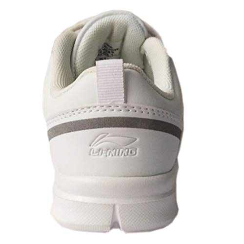 Li-Ning NonLacing School Shoes for Kids | Unisex | Lightweight Slip-On School Shoes | Cushioned Sole | Comfortable White 3