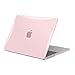 EooCoo Case Compatible with MacBook Air 13.6 inch M5 M4 M3 M2 2026 2025-2022 Release Model A3449 A3240 A3113 A2681, Touch ID, Transparent Plastic Hard Shell Cover, Smooth Shiny Surface - Crystal Pink