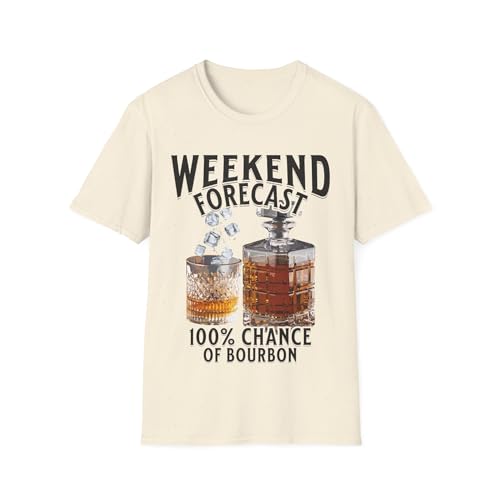 T-shirt graphique Bourbon unisexe en coton doux et respirant pour toutes vos soirées