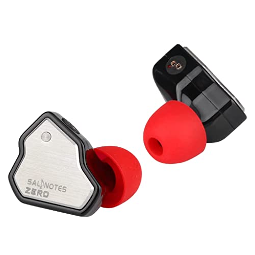 Image of Concept Kart 7Hz Salnotes Zero Wired Iem Earphone, 10Mm Dynamic Driver|Metal Composite Diaphragm|Noise Isolation|In Ear Monitor Earbuds With Detachable Ofc Cable (Black, 3.5Mm With Mic)