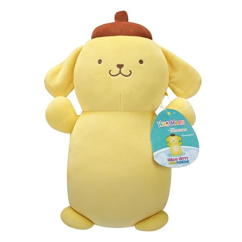 Squishmallows Original Sanrio 10in Pompompurin HugMees – Ultrasoft Official Jazwares Plush (Medium-Sized)