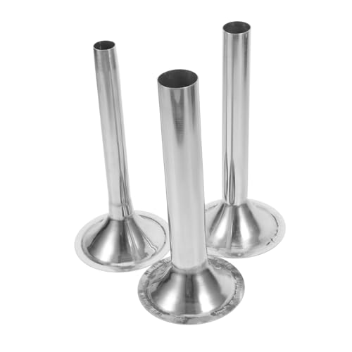 OFFSCH 3pcs Sausage Stuffer Tubes Versatile Filling Funnels for Meat Grinder Professional Kitchen Accessories for Sausage Making and Ground Meat Delicacies