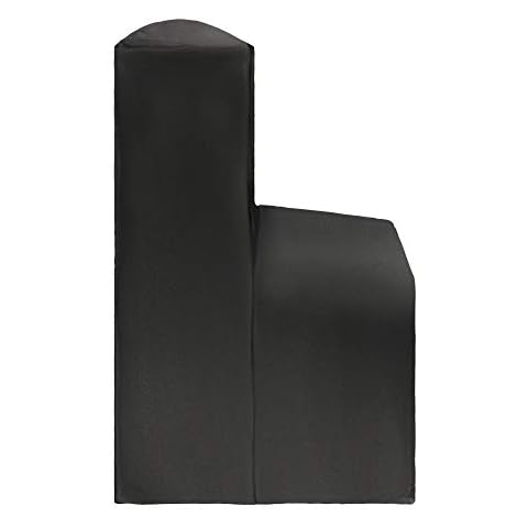 i COVER Offset Smoker Cover-Sized for Oklahoma Joe's Bandera and Rivergrille Rustler Vertical Offset Smoker Heavy Duty Weather Resistant Water Proof Patio Outdoor Canvas Cover