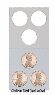 Guardhouse 3 Hole Penny Paper Mylar Coin Flips 2x2 500 Pack miniatura 3