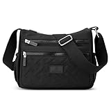 Matériau Fiable: Le sac messager est fabriqué en polyester, doux et agréable au toucher. Le revêtement imperméable sur la surface empêche les éclaboussures accidentelles ou la pluie légère de s'infiltrer dans le sac, gardant vos articles propres et bien rangés. Les coutures et accessoires robustes rendent le sac plus durable. La bandoulière est réglable pour que le sac messager s'adapte plus confortablement à votre corps.