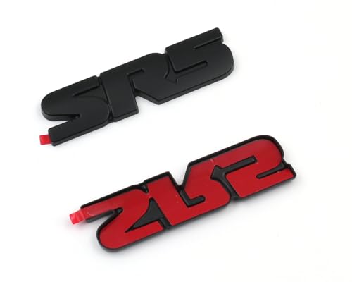 Image of 2PCS Matte Black SR5 Emblem Overlay Badge for Tacoma Tundra 4RUNNER Sequoia (Matte Black)