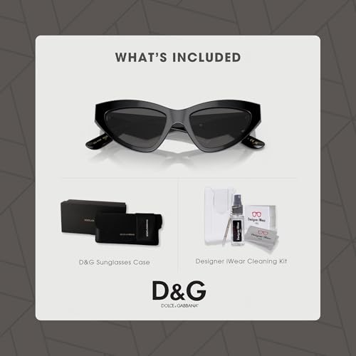 Dolce & Gabbana DG4439 Cateye Sunglasses for Women + BUNDLE With Designer iWear Eyewear Kit2