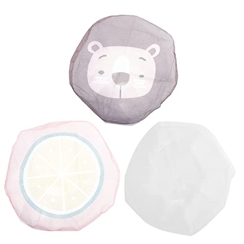 Cabilock 3piezas Funda Protección Para Ventilador Eléctrico Diseño De Dibujos Animados Cubierta De Seguridad Para Niño Niña Previene Lesiones Los Dedos Decoración Para Hogar