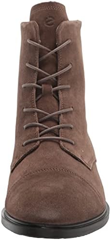 ECCO Women's Touch 15 Lace Chukka Boot, Dark Clay Suede, 7-7. 5 | Image 1