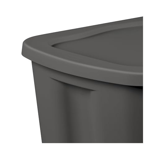 Image of 18-Gallon Plastic Storage Bins with Snap-on Lids - 8-Pack, Home Organization Essential