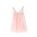 CAIJ Nouveau-né Bébé Fille Dentelle Tutu Robe Couleur Unie Nœud papillon Manches Patchwork Tulle Robe Princesse Été Jupe 12 mois 24 mois