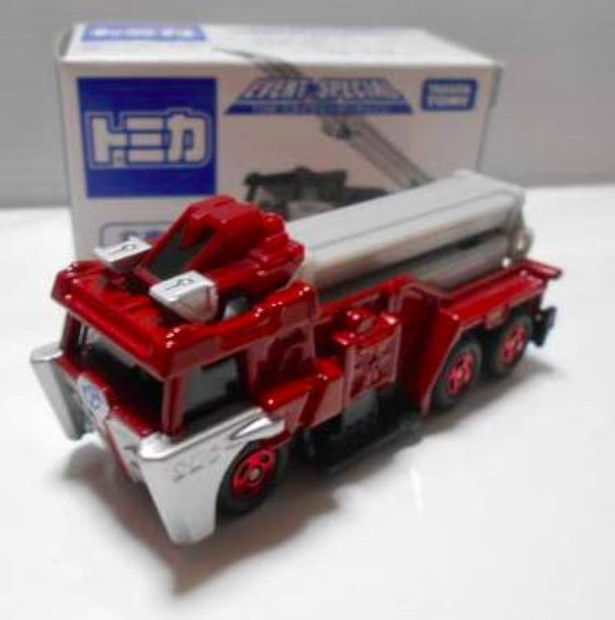 Amazon | トミカ TDM スカイウォーターキャノン 赤 | ミニカー・ダイ