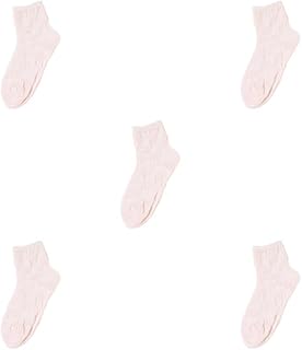 1 par de calcetines de algodón para mujer, cómodos, suaves, deportivos, correr, senderismo, ejercicio, suelo, color negro