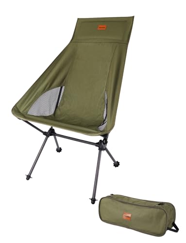Msnaile Camping Chair, Carbon Fiber Frame 2.4 lbs Dyneema...
