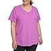 Calvin Klein Women's Performance T-Shirt,Lotus,2X