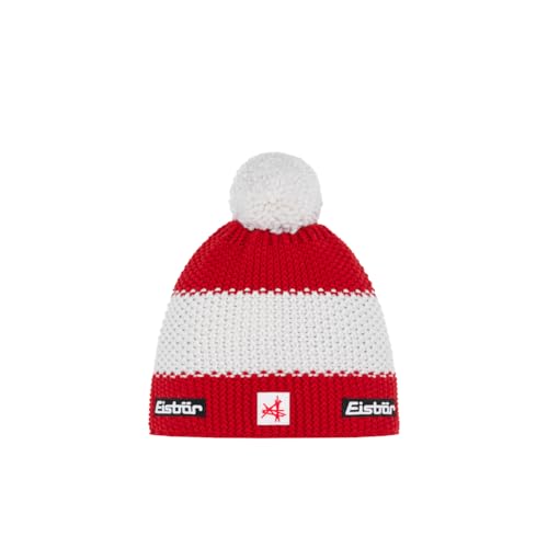 Bonnet Eisbär Star Pompon Kids idéal pour le ski et la luge