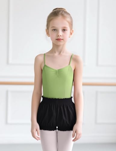 Daydance Girls Pumpkim Shorts for Dance, Ballet, Athletic Silk Casual Bloomers Bud Pants3