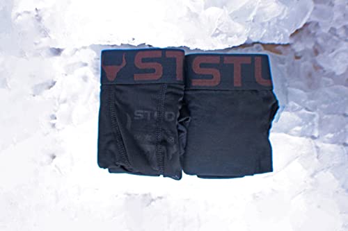 Stud Briefs (Boxer Briefs) Fertility Underwear for Men, Varicocele Supportive Underwear, Optimal Sperm Count and Testosterone (M, BLACK)2