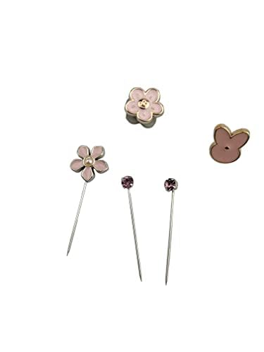 Image of MeiSie Magnetic Hijab Fastener Set - Combo of 5 Stylish Hijab Clips, Brooches, Needle Locks & Scarf Holders