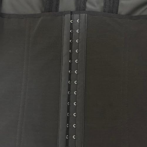 Waist Trainer Corset with Bra, Tummy Control Sport Workout Body Shaper Vest for Women Postpartum Gym with Zipper and Hooks4