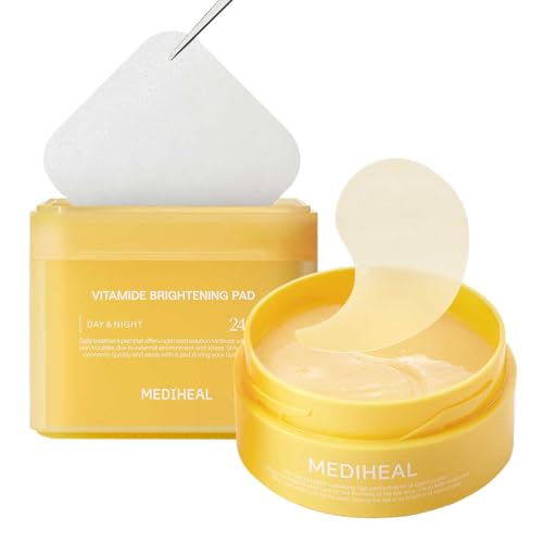 MEDIHEAL Vita Glow Set – Vitamin C Brightening Pad & Eye Patches for Radiant Skin, Dark Circles & Dullness