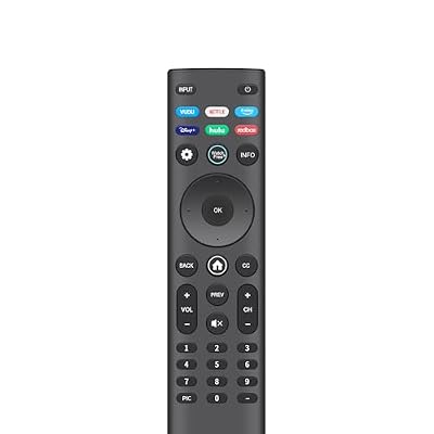 Replacement Remote Control for VIZIO All LED LCD HD 4K UHD HDR Smartcast 3D Smart TVs XRT140 Universal TV Remote XRT136 Replace for Vizio-Smart-TV-Remote for Vizio TV(D/E/M/P/PX/V/OLED-Series)
