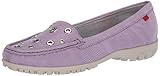Handgefertigt und genäht MARC JOSEPH NEW YORK Damen Leder Made in Brazil Mott Street Golf Schuh, Grn (Lilac Glaze/Kontrastnähte), 42 EU
