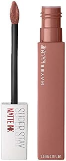 Maybelline SuperStay Matte Ink Un-nude Liquid Lipstick, Seductress, 0.17 Fl Oz, Pack of
