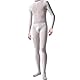 HTRUIYATY Herren Bodystocking Matte Sexy Bodysuit Loch im Rücken Männer Lange Strumpfhosen Kostüm Jumpsuit 120 DEN