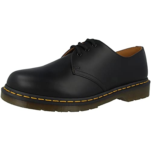 Image of Dr. Martens Men's 1461 3 Eye Gibson Lace Up Oxfords, Black, 12 M UK