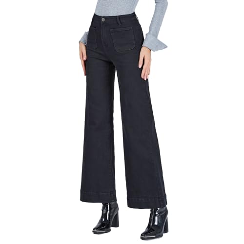 Jean Palazzo Toocool pantalon flare femme pour éviter l'inconfort des coupes serrées