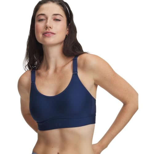 Image of Under Armour Women's Armour Mid Heathered Sports Bra